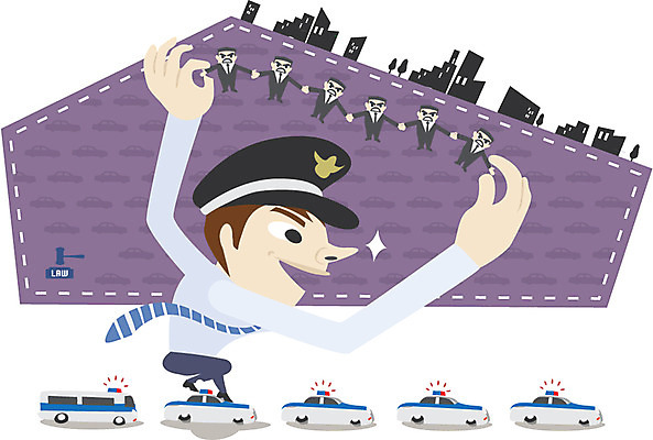 전신 건축물 남자 일러스트 자동차 서기 사람 풍경 여러명 성인 건물 범죄 경찰 범죄인 법 경찰복 공정 경찰차 정의 남자만 성인남자만 성인만 국내일러스트 AI파일 직업 건축 육상교통 다수 유니폼 모션 파일형식 벡터