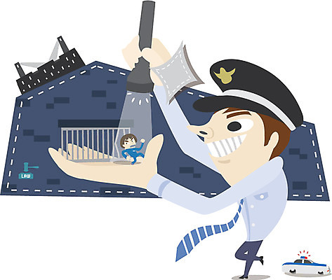 전신 건축물 남자 일러스트 자동차 조명 서기 사람 풍경 성인 두명 건물 손전등 범죄 경찰 탈출 감옥 법 경찰복 공정 경찰차 정의 죄수복 죄인 남자만 성인남자만 성인만 국내일러스트 AI파일 직업 옷 건축 육상교통 컨셉 유니폼 모션 파일형식 벡터