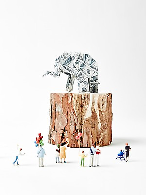 포토 JPG 스튜디오촬영 모양 나무 종이 인형 백그라운드 컨셉 지폐 돈 코끼리 실내 누끼 사람없음 금융 경제 장난감 달러 미니어처 피규어 페이퍼아트 종이공예 종이접기 풍선 국내포토 식물 포유류 내부 모형 재산 공예 접기 파일형식