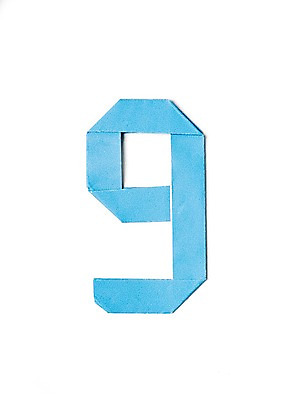 포토 JPG 스튜디오촬영 모양 종이 백그라운드 컨셉 실내 누끼 사람없음 아웃포커스 숫자 구 9 페이퍼아트 종이공예 종이접기 국내포토 문자 촬영기법 내부 공예 접기 파일형식