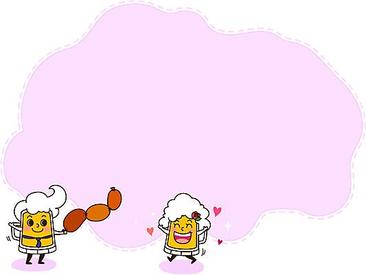 캐릭터 배너 음료 음식 백그라운드 말풍선 일러스트 안내 프레임 맥주 주류 생맥주 틀 사람없음 컵 귀여움 공백 메모지 소시지 비엔나 알림 안주 일러캐릭터 AI파일 식기 컨셉 사무용품 가공식품 오스트리아 파일형식 벡터