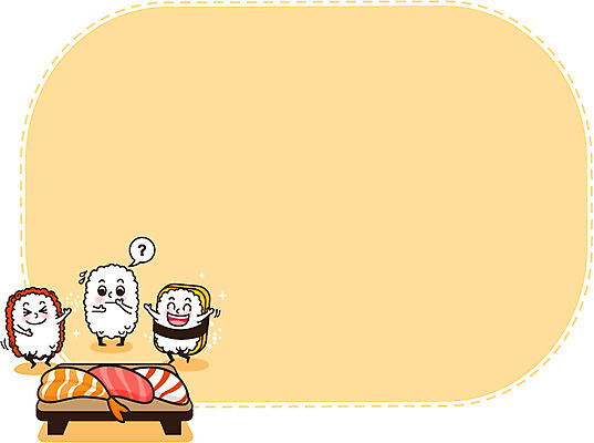 캐릭터 배너 음식 백그라운드 말풍선 일러스트 밥 안내 프레임 도마 틀 사람없음 귀여움 공백 초밥 메모지 알림 생선초밥 계란말이 새우초밥 연어초밥 일본음식 일러캐릭터 AI파일 컨셉 주방용품 새우 사무용품 계란요리 연어 파일형식 벡터