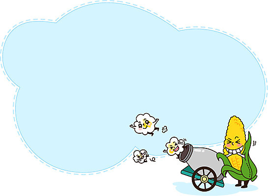 모양 캐릭터 음식 백그라운드 말풍선 일러스트 프레임 옥수수 틀 사람없음 귀여움 알림 음식캐릭터 팝콘 대포 일러캐릭터 AI파일 무기 컨셉 곡류 파일형식 벡터