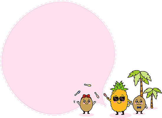 모양 식물 캐릭터 음식 백그라운드 말풍선 과일 일러스트 프레임 키위 틀 사람없음 야자수 귀여움 알림 파인애플 음식캐릭터 곤봉 일러캐릭터 AI파일 나무 스포츠용품 컨셉 열대과일 파일형식 벡터