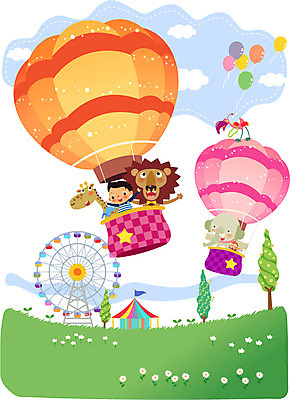 나무 식물 동물 구름 남자 꽃 어린이 일러스트 포유류 조류 하늘 코끼리 함께함 한명 서기 사람 소년 잔디 상반신 놀이공원 열기구 원숭이 깃발 풀 놀이기구 사자 기린 즐거움 어린이세상 천막 대관람차 풍선 소통 천진난만 남자만 남자한명만 어린이만 소년만 소년한명만 국내일러스트 AI파일 자연요소 1 감정 컨셉 항공교통 모션 테마파크 파일형식 벡터