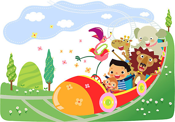 나무 식물 동물 구름 남자 꽃 어린이 일러스트 포유류 조류 하늘 코끼리 함께함 한명 사람 앉기 소년 잔디 상반신 원숭이 풀 놀이기구 사자 기린 즐거움 어린이세상 롤러코스터 소통 천진난만 남자만 남자한명만 어린이만 소년만 소년한명만 국내일러스트 AI파일 자연요소 1 감정 컨셉 모션 파일형식 벡터