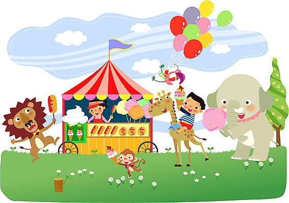 전신 나무 식물 동물 구름 남자 꽃 어린이 음식 일러스트 포유류 조류 하늘 아이스크림 디저트 코끼리 함께함 한명 사람 앉기 소년 잔디 놀이공원 원숭이 풀 사자 기린 즐거움 어린이세상 천막 풍선 핫도그 노점상 소통 솜사탕 천진난만 남자만 남자한명만 어린이만 소년만 소년한명만 국내일러스트 AI파일 자연요소 1 감정 컨셉 모션 패스트푸드 테마파크 파일형식 벡터