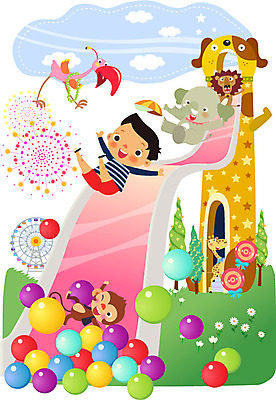 전신 나무 식물 동물 구름 건축물 남자 어린이 일러스트 포유류 조류 하늘 불꽃 코끼리 함께함 폭죽 막대사탕 한명 사람 소년 건물 축제 원숭이 미끄럼틀 놀이기구 사자 기린 즐거움 어린이세상 대관람차 풍선 소통 천진난만 남자만 남자한명만 어린이만 소년만 소년한명만 국내일러스트 AI파일 자연요소 1 건축 감정 컨셉 불 사탕 파일형식 벡터