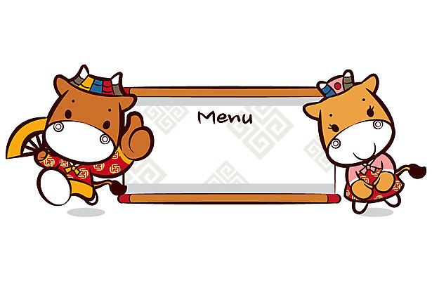 캐릭터 동물캐릭터 일러스트 홍보캐릭터 안내 프레임 알림판 육류 사람없음 요식업 소고기 부채 소 전통의상 한복 알림 메뉴 한우 소캐릭터 전통프레임 일러캐릭터 AI파일 동물 한국전통 전통 산업 식재료 포유류 파일형식 벡터