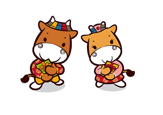 캐릭터 동물캐릭터 일러스트 홍보캐릭터 육류 선물 들기 사람없음 선물상자 상자 요식업 소고기 소 전통의상 한복 한우 소캐릭터 선물세트 일러캐릭터 AI파일 동물 한국전통 전통 산업 식재료 포유류 모션 파일형식 벡터