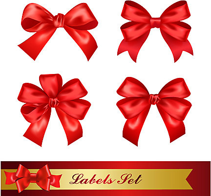 모양 리본 백그라운드 일러스트 선물 이벤트 사람없음 장식 세트 라벨 끈 심볼 오브젝트 국내일러스트 AI파일 프레임 파일형식 벡터