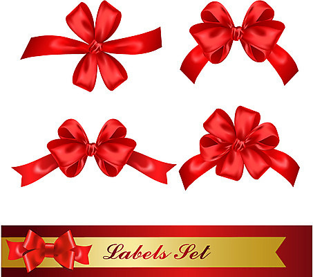 모양 리본 백그라운드 일러스트 선물 이벤트 사람없음 장식 세트 라벨 끈 심볼 오브젝트 국내일러스트 AI파일 프레임 파일형식 벡터