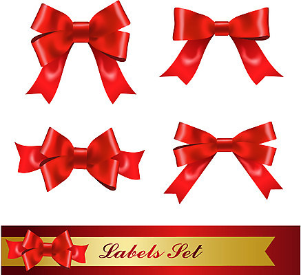 모양 리본 백그라운드 일러스트 선물 이벤트 사람없음 장식 세트 라벨 끈 심볼 오브젝트 국내일러스트 AI파일 프레임 파일형식 벡터