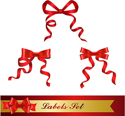모양 리본 백그라운드 일러스트 선물 이벤트 사람없음 장식 세트 라벨 끈 심볼 오브젝트 국내일러스트 AI파일 프레임 파일형식 벡터