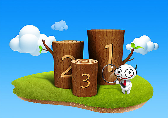 PSD 나무 식물 구름 캐릭터 교육 안경 백그라운드 일러스트 홍보캐릭터 하늘 돋보기 나뭇잎 교육캐릭터 3D캐릭터 들기 잔디 사람없음 숫자 풀 일러캐릭터 자연요소 문자 잡화 잎 모션 파일형식