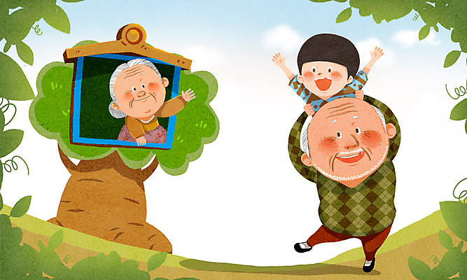 전신 PSD 나무 식물 라이프스타일 여자 할아버지 노년 남자 할머니 어린이 일러스트 창문 손자 건강 관리 서기 사람 소년 성인 라이프 세명 실버라이프 노후 건강관리 사회 목말 실버 보호 복지 국내일러스트 컨셉 모션 생활 사회이슈 손주 공동체 파일형식