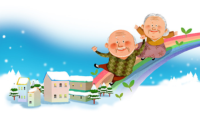 전신 PSD 나무 식물 라이프스타일 건축물 부부 커플 계절 여자 할아버지 노년 남자 할머니 무지개 겨울 일러스트 주택 건강 관리 사람 앉기 성인 두명 건물 라이프 실버라이프 노후 건강관리 설원 노부부 눈 사회 실버 보호 미끄럼틀 복지 노인만 성인만 국내일러스트 자연요소 건축 컨셉 관계 모션 날씨 눈_날씨 생활 놀이기구 사회이슈 공동체 파일형식