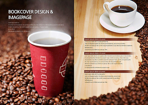 PSD 템플릿 편집 표지디자인 북디자인 출판디자인 내지 커피 음료 음식 백그라운드 북커버 잔 팜플렛 사람없음 컵 식당 카페 원두 차 커피잔 종이컵 원두커피 테이크아웃 아메리카노 이미지템플릿 식기 상점 일회용 파일형식