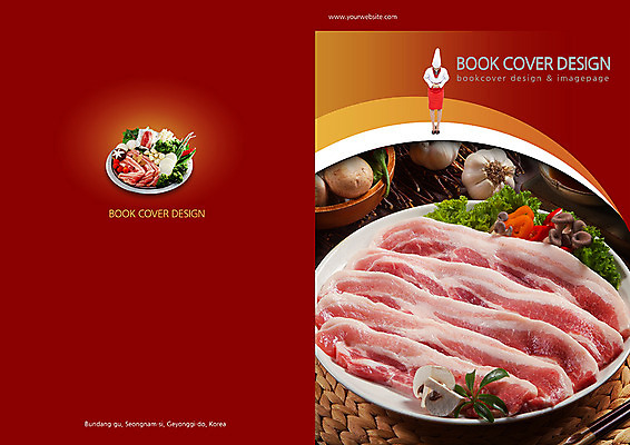 PSD 외국인 템플릿 편집 그릇 접시 표지디자인 북디자인 출판디자인 여자 표지 한식 음식 백그라운드 채소 북커버 양파 마늘 생고기 육류 돼지고기 한명 사람 팜플렛 성인 식당 주방장 요리사 버섯 인사 삼겹살 여자만 여자한명만 성인여자만 성인만 이미지템플릿 직업 1 식기 식재료 인종 상점 예절 파일형식