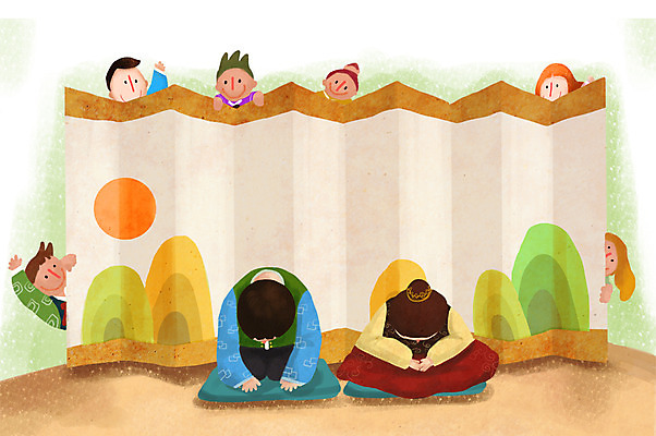 전신 PSD 한국문화 한국전통 여자 명절 남자 어린이 백그라운드 일러스트 가족 사람 앉기 소녀 여러명 성인 추석 예절 인사 절 무릎꿇기 그림 병풍 명절인사 국내일러스트 동양문화 전통 기념일 다수 관계 모션 한국 파일형식