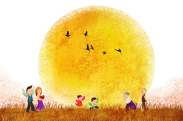 전신 PSD 식물 동물 한국문화 한국전통 여자 명절 할아버지 노년 남자 할머니 어린이 백그라운드 일러스트 가족 조류 엄마 손자 손녀 서기 사람 소녀 소년 초원 여러명 추석 보름달 달 풀 아빠 전통의상 한복 고향 국내일러스트 자연요소 동양문화 전통 기념일 다수 관계 모션 한국 성인 손주 파일형식