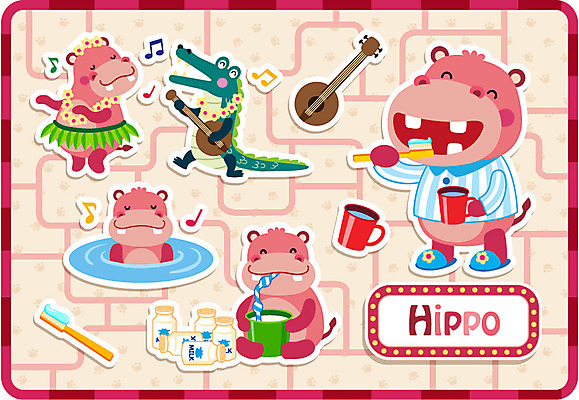 동물 문자 캐릭터 알파벳 영어 악기 동물캐릭터 백그라운드 스티커 연주 패턴 음표 일러스트 애니멀프린트 빨대 사람없음 컵 물 단어 목욕 양치 기타 춤 연못 퍼즐 우유병 칫솔 악어 치약 하마 꽃목걸이 일러캐릭터 AI파일 자연요소 식기 기호 꽃 음악 무늬 목걸이 포유류 파충류 현악기 병_용기 문화예술 위생용품 청결 우유 파일형식 벡터