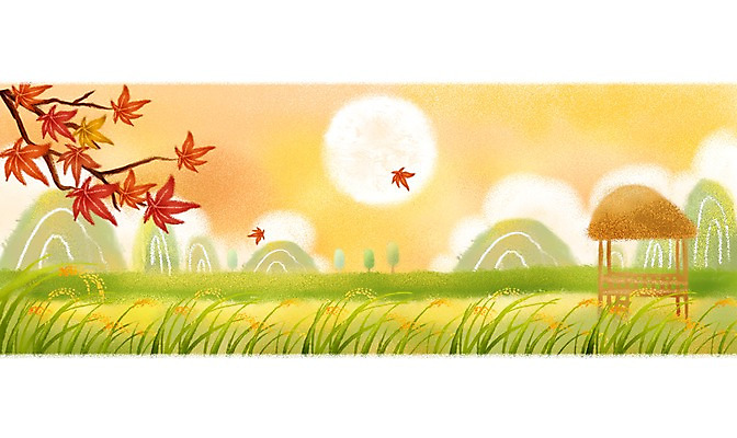 PSD 나무 식물 한국전통 건축물 계절 명절 백그라운드 단풍 밭 일러스트 자연 단풍나무 산 곡류 풍경 사람없음 추석 가을풍경 벼 보름달 달 가을 나뭇가지 오두막 초크일러스트 가을배경 국내일러스트 자연요소 전통 기념일 건축 잎 농업 한국 생태계 파일형식 가을_계절