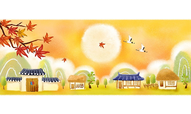 PSD 나무 식물 동물 구름 한국전통 건축물 계절 명절 백그라운드 단풍 일러스트 자연 조류 하늘 단풍나무 주택 풍경 사람없음 추석 마을 가을풍경 학 보름달 달 가을 나뭇가지 초크일러스트 가을배경 국내일러스트 자연요소 전통 기념일 건축 잎 한국 건물 생태계 파일형식 가을_계절