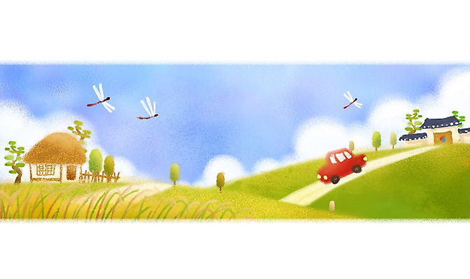 PSD 나무 식물 동물 구름 한국전통 계절 명절 길 교통수단 곤충 백그라운드 일러스트 자동차 자연 하늘 곡류 주택 초가집 기와집 풍경 사람없음 추석 가을풍경 벼 가을 잠자리 초크일러스트 가을배경 국내일러스트 자연요소 전통 기념일 육상교통 교통 한옥 한국 건물 생태계 파일형식 가을_계절