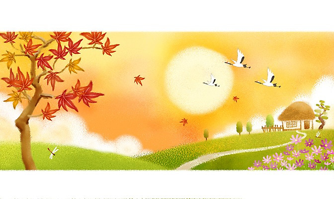 PSD 나무 식물 동물 구름 한국전통 계절 명절 꽃 길 백그라운드 단풍 일러스트 자연 조류 하늘 단풍나무 주택 초가집 풍경 잔디 사람없음 추석 가을풍경 학 보름달 달 가을 나뭇가지 코스모스 초크일러스트 가을배경 국내일러스트 자연요소 전통 기념일 잎 한옥 한국 건물 생태계 파일형식 가을_계절