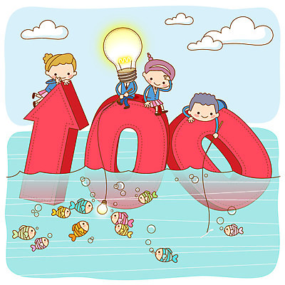 구름 학생 여학생 여자 교육 남자 교복 남학생 바다 일러스트 전구 청소년 하늘 낚시 아이디어 어류 10대 세명 물 숫자 백 성적 만점 백점 십대만 국내일러스트 AI파일 자연요소 문자 옷 컨셉 레저 사람 수중동물 점수 파일형식 벡터