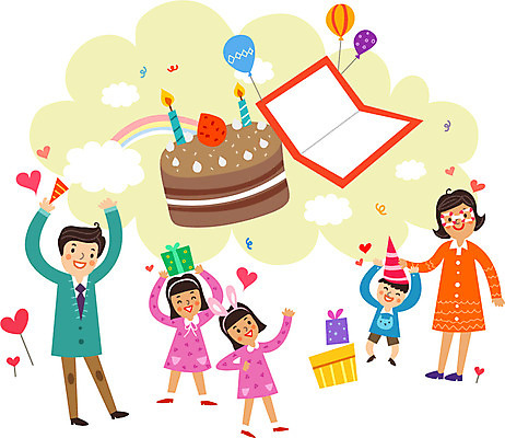 구름 여자 남자 딸 아들 어린이 무지개 일러스트 가족 엄마 선물 미소 웃음 사람 소녀 소년 여러명 성인 선물상자 파티 케이크 하트 생일파티 생일 아빠 잔치 다문화 초대장 풍선 다문화사회 다문화가정 생일선물 국내일러스트 AI파일 자연요소 모양 기념일 다수 관계 디저트 카드_감사 표정 이벤트 상자 사회_공동체 사회이슈 파일형식 벡터