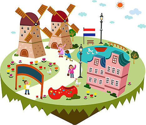 나무 식물 구름 여자 남자 꽃 유럽 해외여행 여행 가로등 일러스트 주택 오리 사람 여러명 태양 여행객 촬영 풍차 튤립 연못 도시 닭 표지판 국기 네덜란드 시티라이프 기념촬영 나막신 네덜란드국기 선박 국내일러스트 AI파일 자연요소 해외 라이프스타일 공공시설 나라 다수 신발 수상교통 조류 알림판 건물 사진촬영 파일형식 벡터