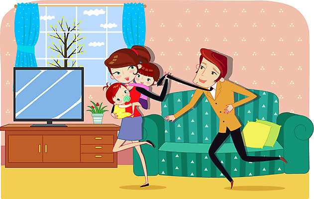 나무 구름 우먼라이프 여자 남자 어린이 가사 일러스트 창문 남편 넥타이 실내 사람 소녀 여러명 소파 텔레비전 육아 아기 아내 커튼 당기기 슈퍼맘 슈퍼우먼 국내일러스트 AI파일 자연요소 식물 라이프스타일 잡화 다수 의자 모션 내부 전자제품 주부 파일형식 벡터