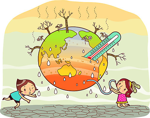 나무 식물 여자 남자 꽃 어린이 캠페인 일러스트 건조 사람 소녀 소년 두명 물 자연보호 그린캠페인 물방울 뜨거움 절약 환경오염 오염 균열 보호 온도계 자연재해 재해 호스 물절약 물부족 지구온난화 시들음 사막화 어린이만 국내일러스트 AI파일 자연요소 컨셉 모션 자연 사회이슈 기후변화 파일형식 벡터