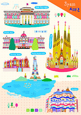 PSD 나무 문자 해외 건축물 유럽 호수 해외여행 여행 고건축 지도 일러스트 유적지 어류 사람없음 관광지 성당 궁전 스페인 지도여행 상징물 까사밀라 마드리드에스파냐광장 마드리드왕궁 모누멘탈투우장 사그라다파밀리아 성가족성당 프라도국립미술관 지명 국내일러스트 식물 건축 나라 상징 종교건축 수중동물 미술관 바르셀로나 파일형식