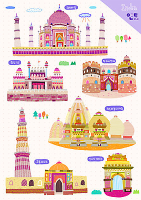 PSD 나무 문자 해외 건축물 아시아 해외여행 여행 고건축 지도 일러스트 유적지 사람없음 관광지 사찰 사원 성 인도 지도여행 타지마할 상징물 붉은성 뿌라나낄라 치트라굽타사원 지명 국내일러스트 식물 건축 나라 상징 종교건축 세계문화유산 인도_나라 파일형식