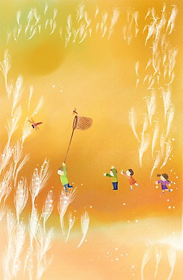 전신 PSD 나무 식물 동물 계절 여자 남자 어린이 곤충 백그라운드 일러스트 자연 서기 사람 풍경 소녀 소년 초원 여러명 가을풍경 벼 가을 잠자리 곤충채집 채집망 어린이만 가을배경 국내일러스트 다수 모션 곡류 수집 생태계 파일형식 가을_계절