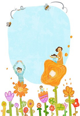 PSD 식물 동물 라이프스타일 여자 남자 꽃 딸 행복 아들 어린이 곤충 꽃밭 일러스트 가족 엄마 함께함 서기 사람 소녀 소년 여러명 상반신 성인 라이프 화목 자녀 가족라이프 아빠 벌 국내일러스트 감정 다수 컨셉 관계 모션 생활 파일형식