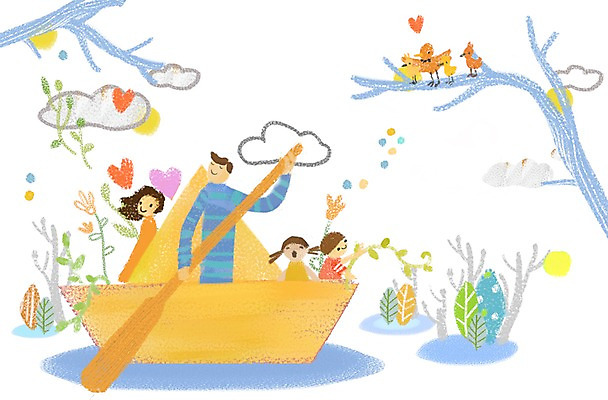 PSD 나무 식물 동물 구름 라이프스타일 여자 남자 딸 행복 호수 어린이 일러스트 가족 조류 엄마 함께함 사람 소녀 여러명 상반신 성인 라이프 강 화목 자녀 하트 가족라이프 아빠 노 종이배 선박 국내일러스트 자연요소 모양 감정 다수 컨셉 수상교통 관계 생활 종이접기 파일형식