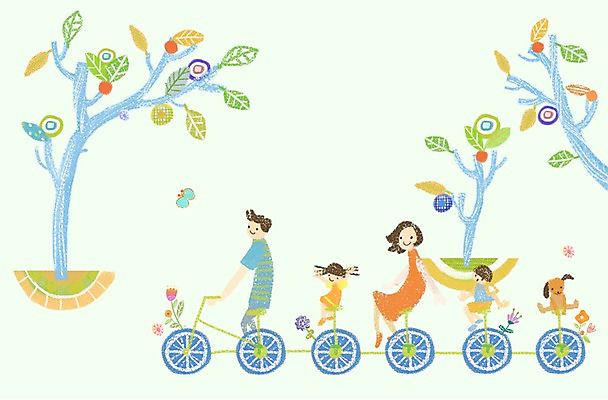 전신 PSD 나무 식물 동물 라이프스타일 여자 남자 꽃 딸 행복 아들 어린이 교통수단 일러스트 가족 엄마 함께함 사람 앉기 소녀 소년 여러명 성인 라이프 자전거 화목 자녀 가족라이프 아빠 강아지 국내일러스트 감정 다수 교통 컨셉 관계 모션 생활 반려동물 바이크 개 파일형식