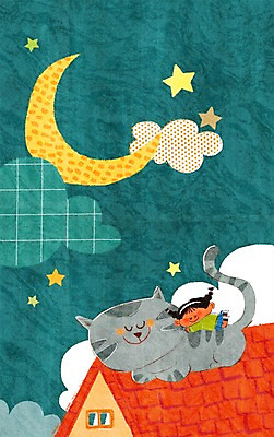 전신 PSD 동물 구름 캐릭터 건축물 여자 별 어린이 동물캐릭터 일러스트 밤하늘 지붕 주택 함께함 한명 사람 소녀 반려동물 눕기 고양이 달 잠 초승달 즐거움 고양이캐릭터 소통 천진난만 여자만 여자한명만 어린이만 소녀만 소녀한명만 일러캐릭터 자연요소 1 건축 감정 컨셉 포유류 모션 하늘 건물 야간 파일형식