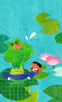 전신 PSD 식물 동물 캐릭터 남자 어린이 동물캐릭터 일러스트 함께함 연꽃 한명 들기 사람 소년 약 연못 감기 즐거움 연잎 개구리캐릭터 소통 기침 천진난만 콧물 남자만 남자한명만 어린이만 소년만 소년한명만 일러캐릭터 1 꽃 감정 컨셉 잎 의학 모션 개구리 질병 생리현상 파일형식