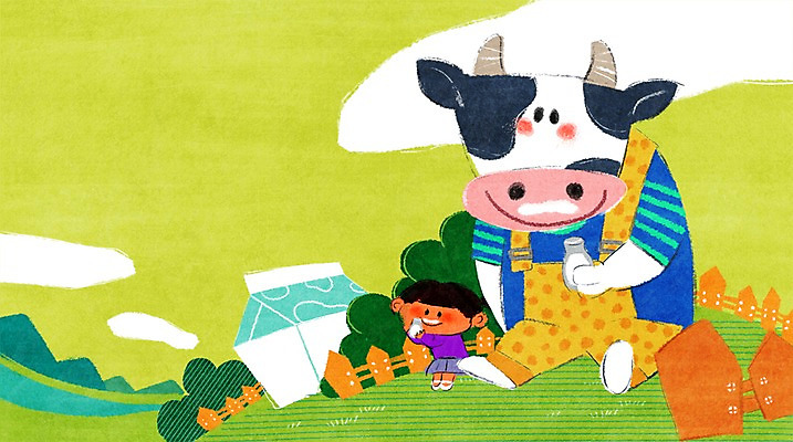 전신 PSD 나무 식물 동물 구름 캐릭터 여자 음료 어린이 동물캐릭터 일러스트 함께함 한명 사람 앉기 소녀 울타리 우유 소 우유병 젖소 즐거움 소캐릭터 소통 천진난만 여자만 여자한명만 어린이만 소녀만 소녀한명만 일러캐릭터 우유갑 자연요소 1 감정 컨셉 포유류 모션 병_용기 유제품 담장 파일형식