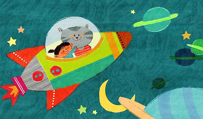 PSD 동물 캐릭터 여자 별 어린이 동물캐릭터 일러스트 함께함 한명 사람 소녀 상반신 우주 고양이 행성 달 초승달 우주선 즐거움 고양이캐릭터 우주여행 소통 천진난만 여자만 여자한명만 어린이만 소녀만 소녀한명만 일러캐릭터 자연요소 1 감정 여행 컨셉 포유류 반려동물 파일형식