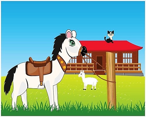 EPS 해외이미지 식물 동물 꽃 일러스트 자연 하늘 주택 풍경 여름 농장 고양이 목장 운전 시골 양 허브 봉 바둑 안장 동물상 해외202004 해외일러스트 계절 농업 포유류 모션 놀이 건물 반려동물 조형물 생태계 파일형식 벡터 이미지허브