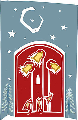 EPS 해외이미지 별 종교 크리스마스 겨울 일러스트 휴가 교회 종 달 축하 야간 성직자 승려 목판화 신앙심 해외202004 해외일러스트 자연요소 계절 기념일 컨셉 종교건축 건물 파일형식 벡터 이미지허브