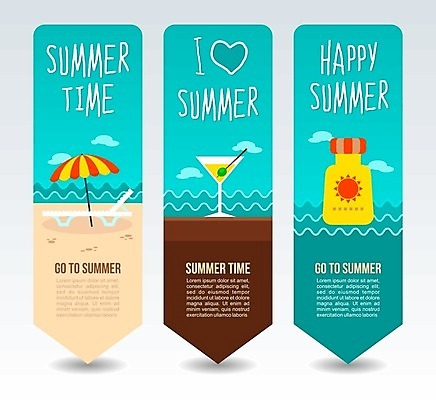 EPS 해외이미지 배너 세로배너 일러스트 해변 사람없음 하트 파라솔 칵테일 선크림 선베드 배너세트 해외202004 해외일러스트 모양 바다 의자 주류 세로 세트 화장품 파일형식 벡터 이미지허브