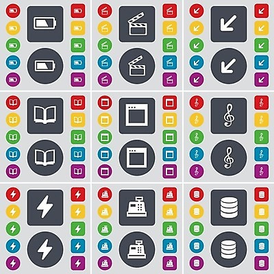 EPS 해외이미지 모양 템플릿 디자인 백그라운드 컨셉 음표 일러스트 창문 버튼 미술 그래픽 책 빨간색 초록색 파란색 컴퓨터 세트 컬러풀 노란색 라벨 회색 정보 원형 플랫 심볼 흔적 사인 정사각형 배지 우표 멀티미디어 고립 데이터베이스 베터리 추 포스기 해외202004 해외일러스트 도형 기호 음악 컬러 문화예술 프레임 전자제품 기계 파일형식 벡터 이미지허브