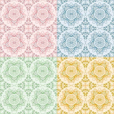 EPS 해외이미지 디자인 꽃 백그라운드 꽃무늬 패턴 일러스트 자연 추상 장식 일본 중국 봄 우아함 해외202004 해외일러스트 식물 계절 아시아 컨셉 무늬 생태계 파일형식 벡터 이미지허브